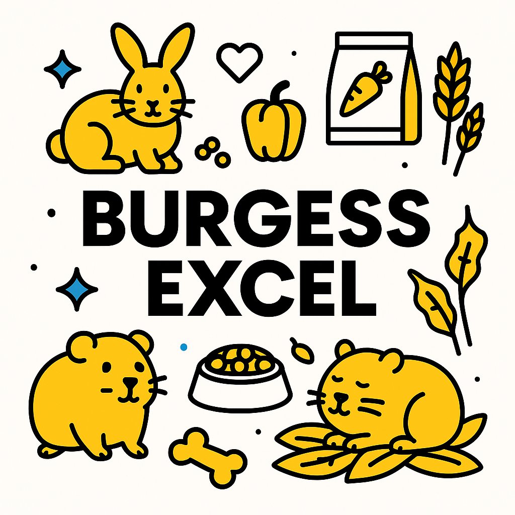 Burgess Excel Superior Nutrition for Small Pets