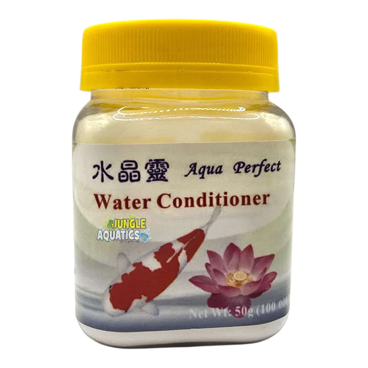 Aqua Perfect Water Conditioner 50g product for improved pond health and koi care.