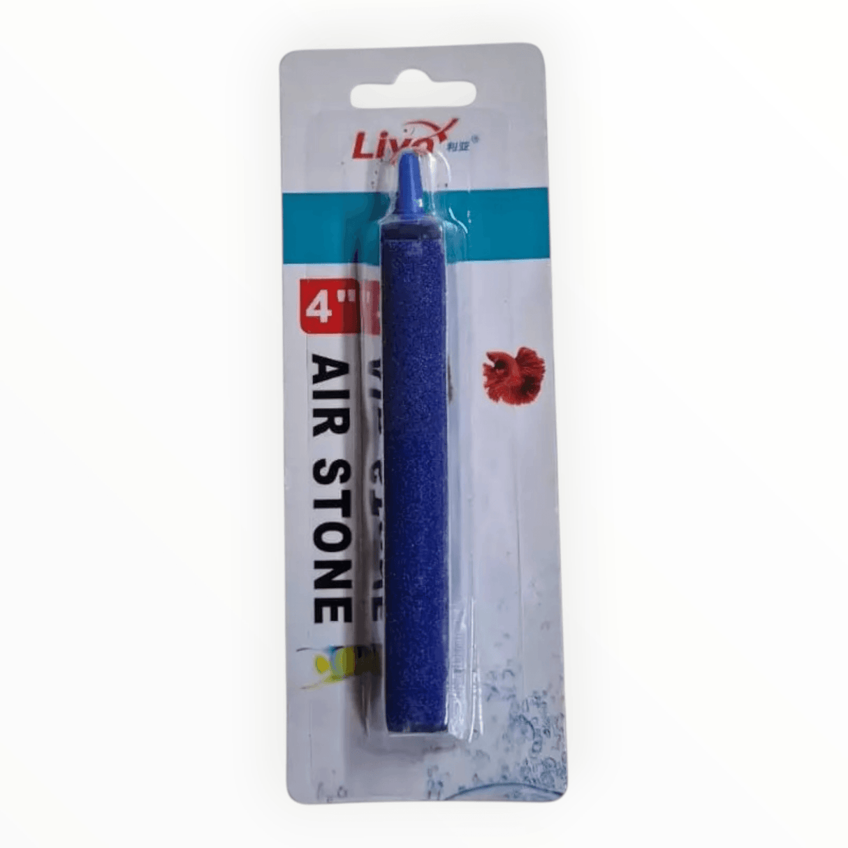Aquarium Airstone Long 10cm airstone packaging for enhancing oxygenation in aquariums with fine bubble stream