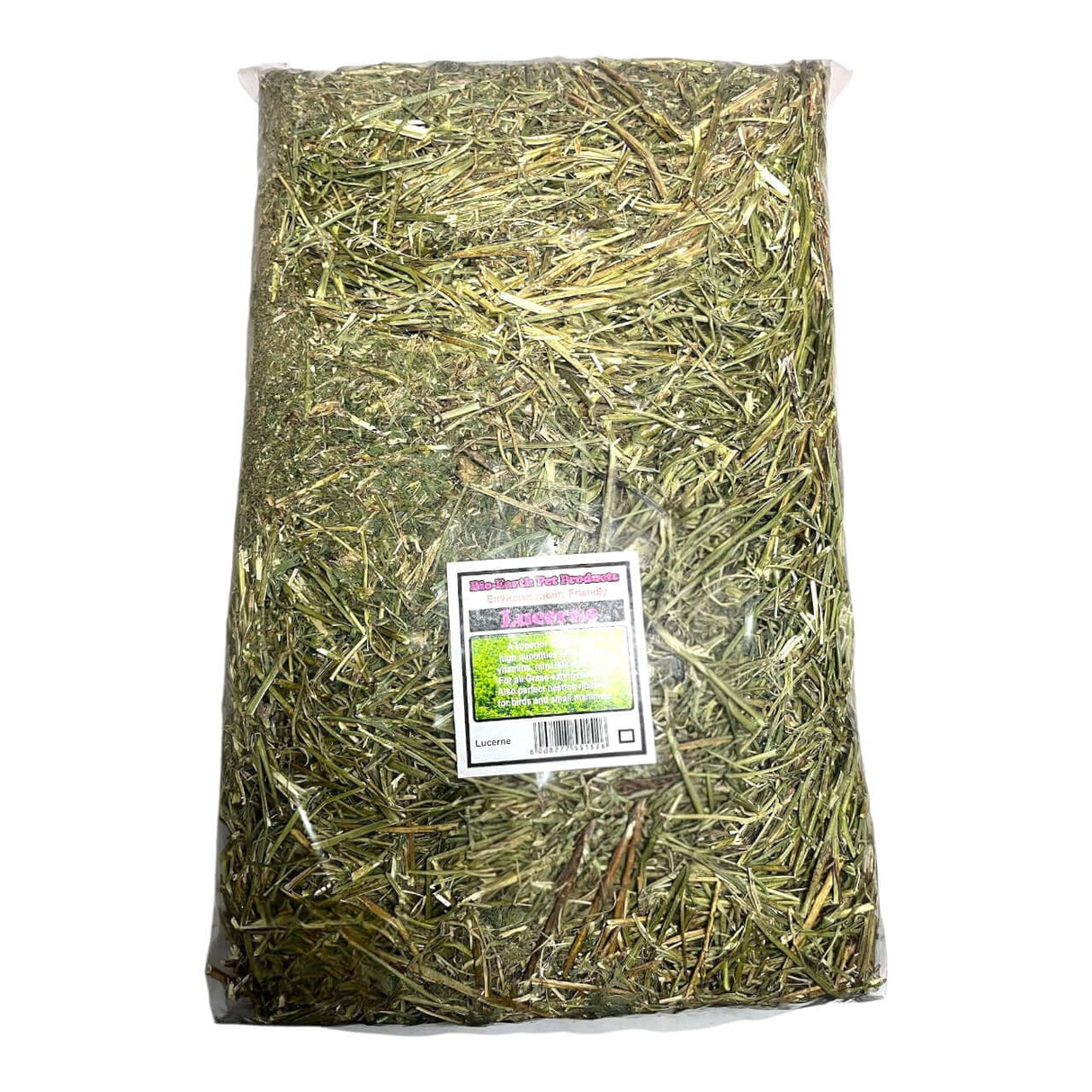 Lucerne Block 12L, a high-quality alfalfa for small pets like rabbits and guinea pigs, packed for optimal nutrition.