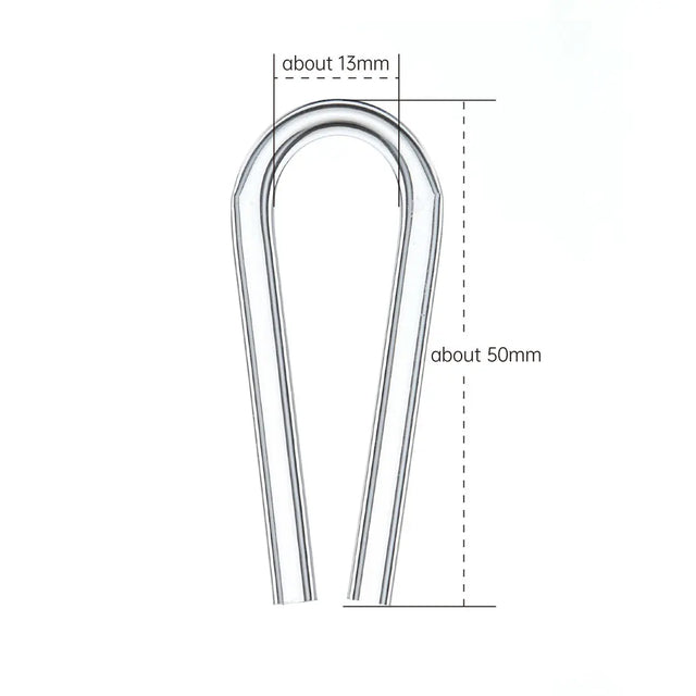 Chihiros U Clip 4pcs for CO2 clamp featuring a U-shaped design made of high transparency acrylic.