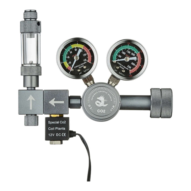 Chihiros Manifold Block for CO2 Regulator PRO Limited Edition unit with gauges and fittings.