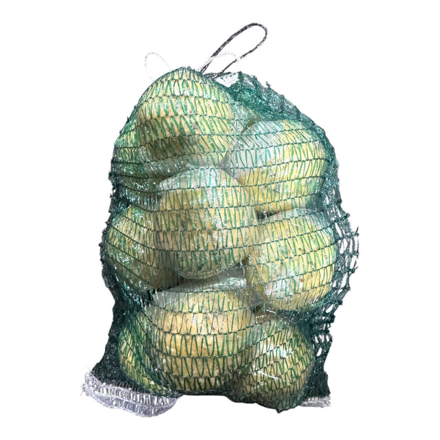 Elaine's Birding Grub Suet Balls in a mesh bag, perfect for feeding wild birds with energy and protein.