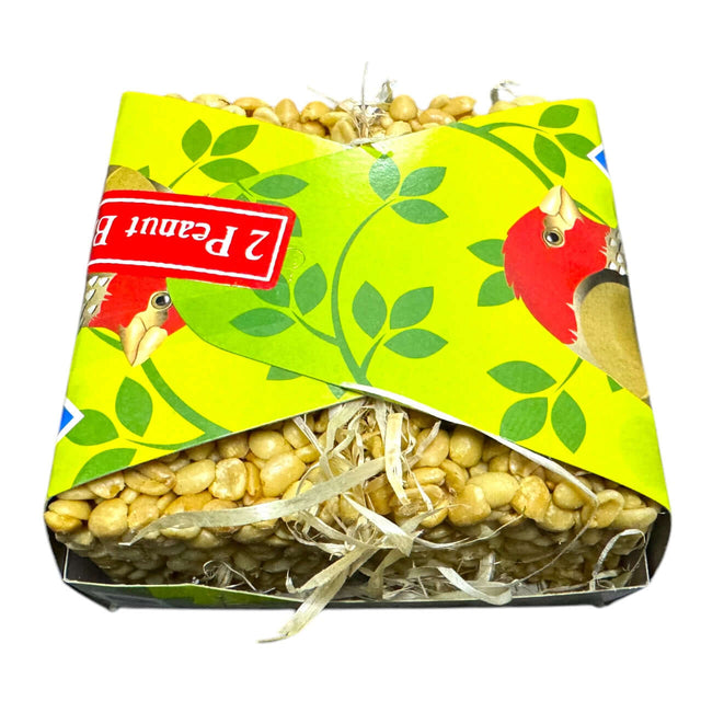 Elaine's Birding Peanut Block Refill 2 Pack, perfect snack for wild birds, size: 2 blocks.