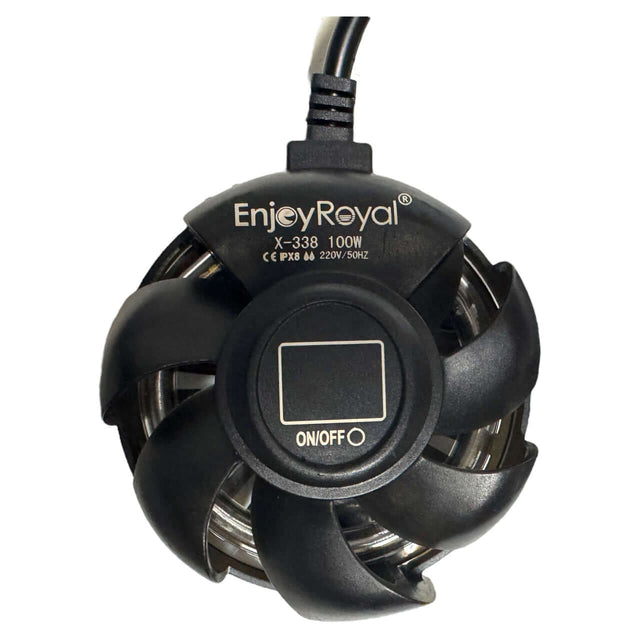 EnjoyRoyal Mini Round Aquarium Heater, compact and efficient design for optimal water temperatures in small tanks.