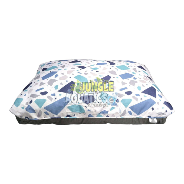 Hill's Dog Bed Limited Edition with a colorful geometric design, perfect for spacious and cozy pet lounging.