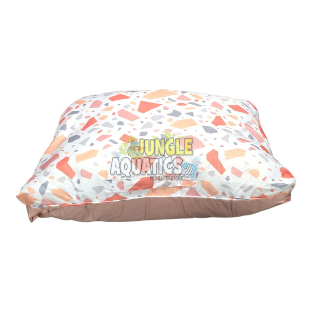 Hill's Dog Bed Limited Edition in colorful geometric design, providing comfort for pets.