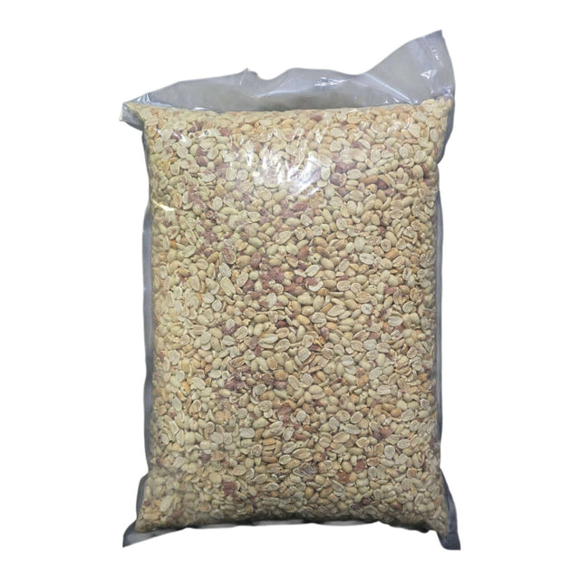 Elaine's Birding Loose Split Peanuts in a quality bag, shelled and halved for birds, roasted but unsalted.