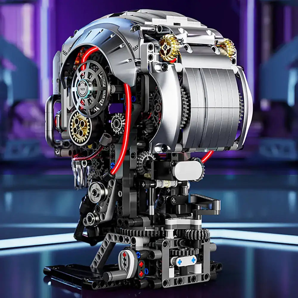 MJI Mechanical Skeleton 13089 detailed image showing intricate design and build quality of MJI building blocks set.