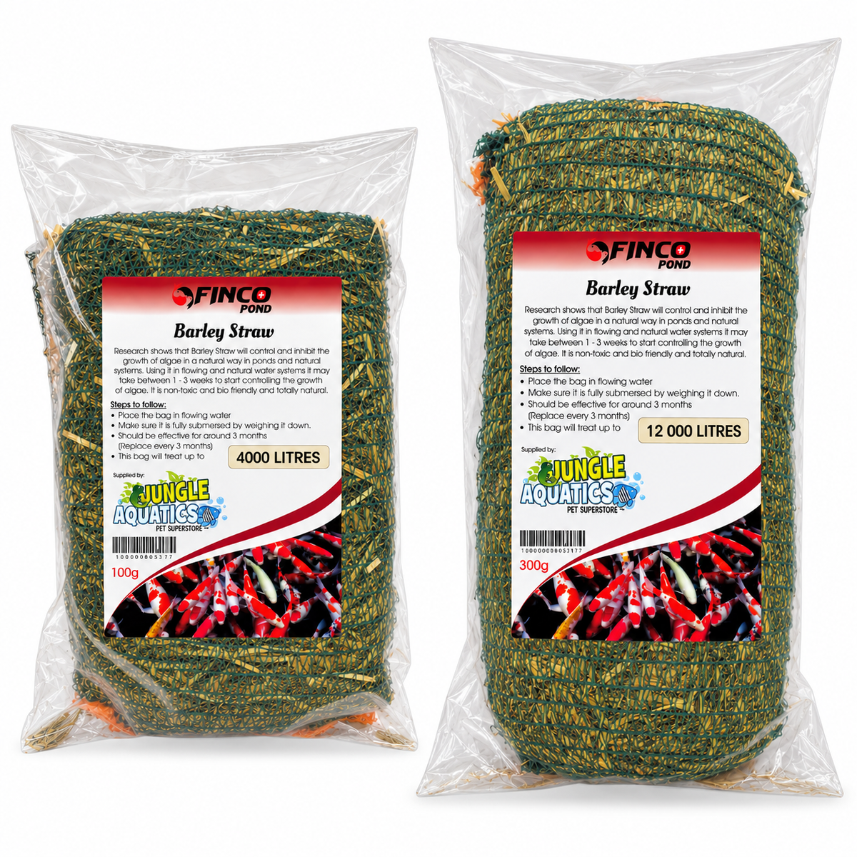 Natural Barley Straw Pond Algae Control