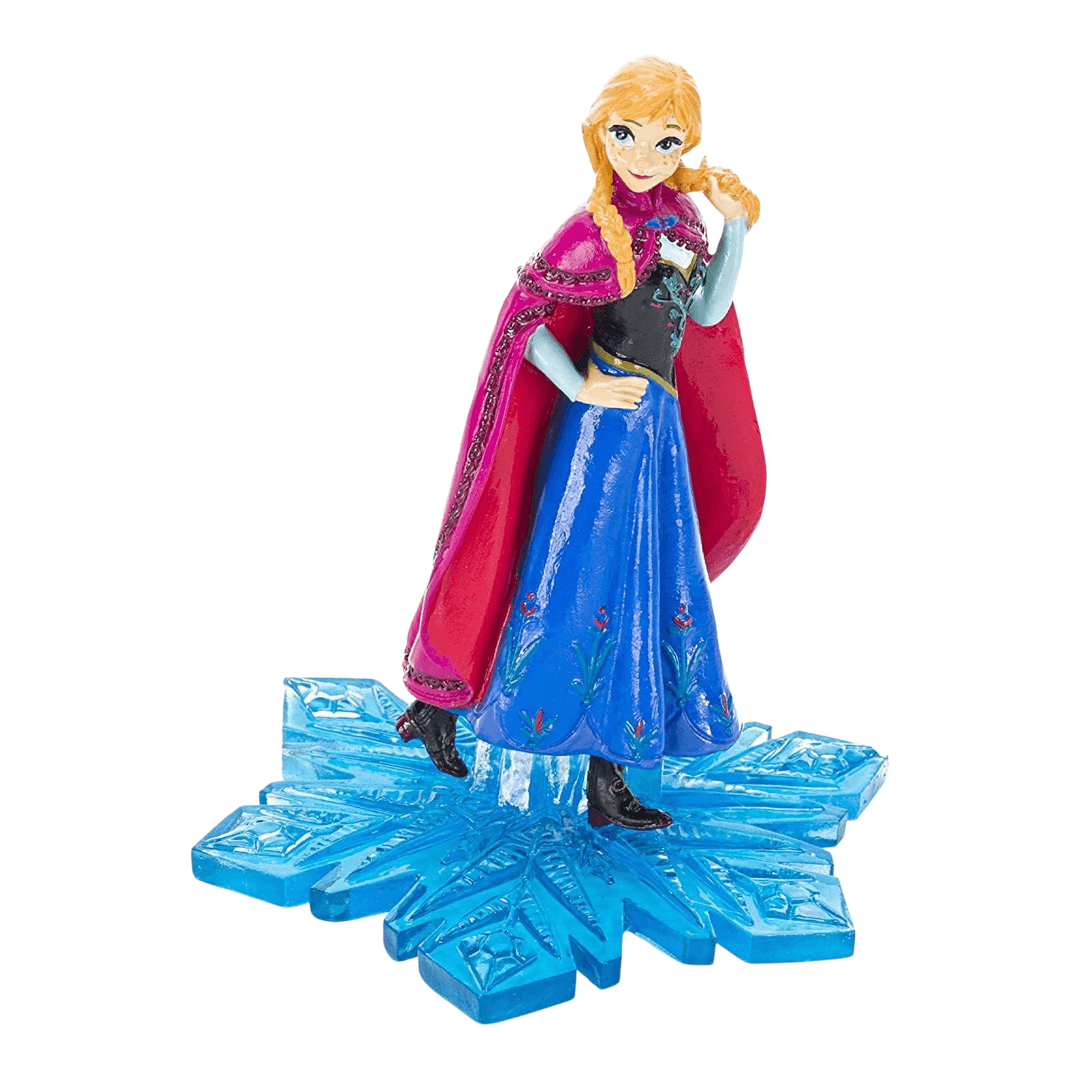 Penn-Plax Disney’s Frozen 4-Piece Aquarium Decoration Bundle featuring Elsa figurine on ice base