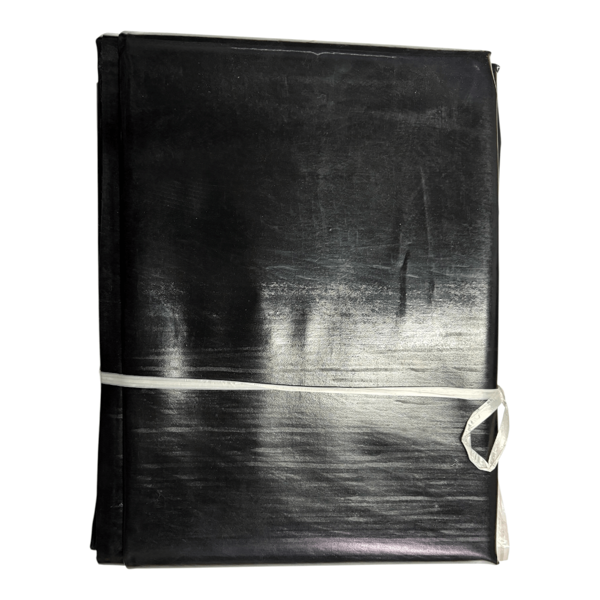 Pond Liner Sheet rolled and secured with a ribbon, ideal for waterproof pond construction.