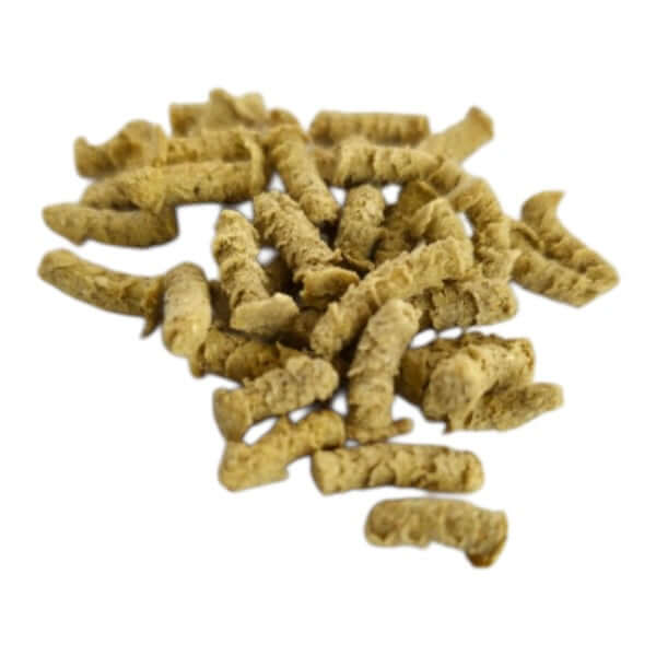 SBF Breeder Choice, nutritious pellets for shrimp, fish, and aquatic critters.