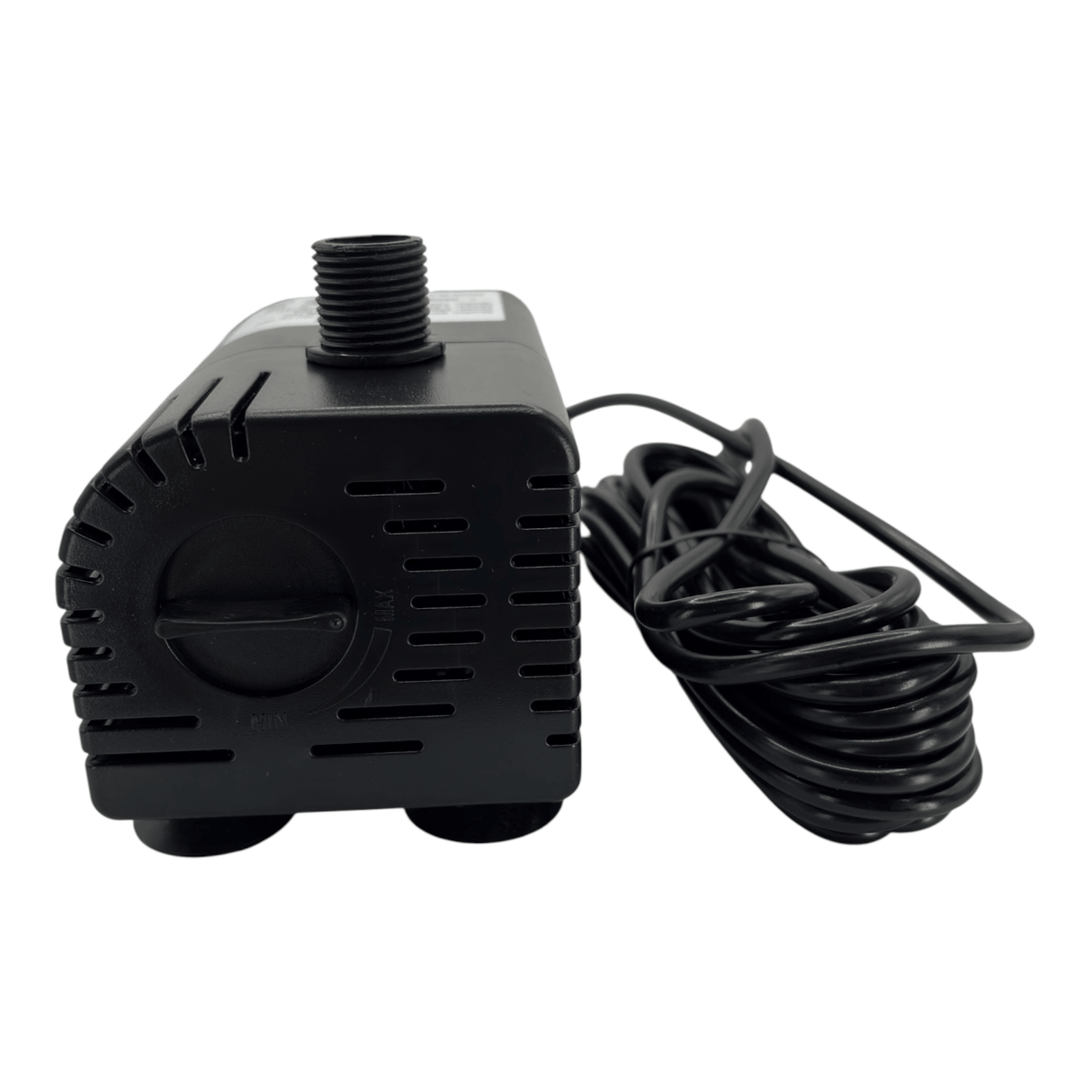 Solar Fountain Pump Kit with Solar Panel showing the pump unit and power cord for water features.