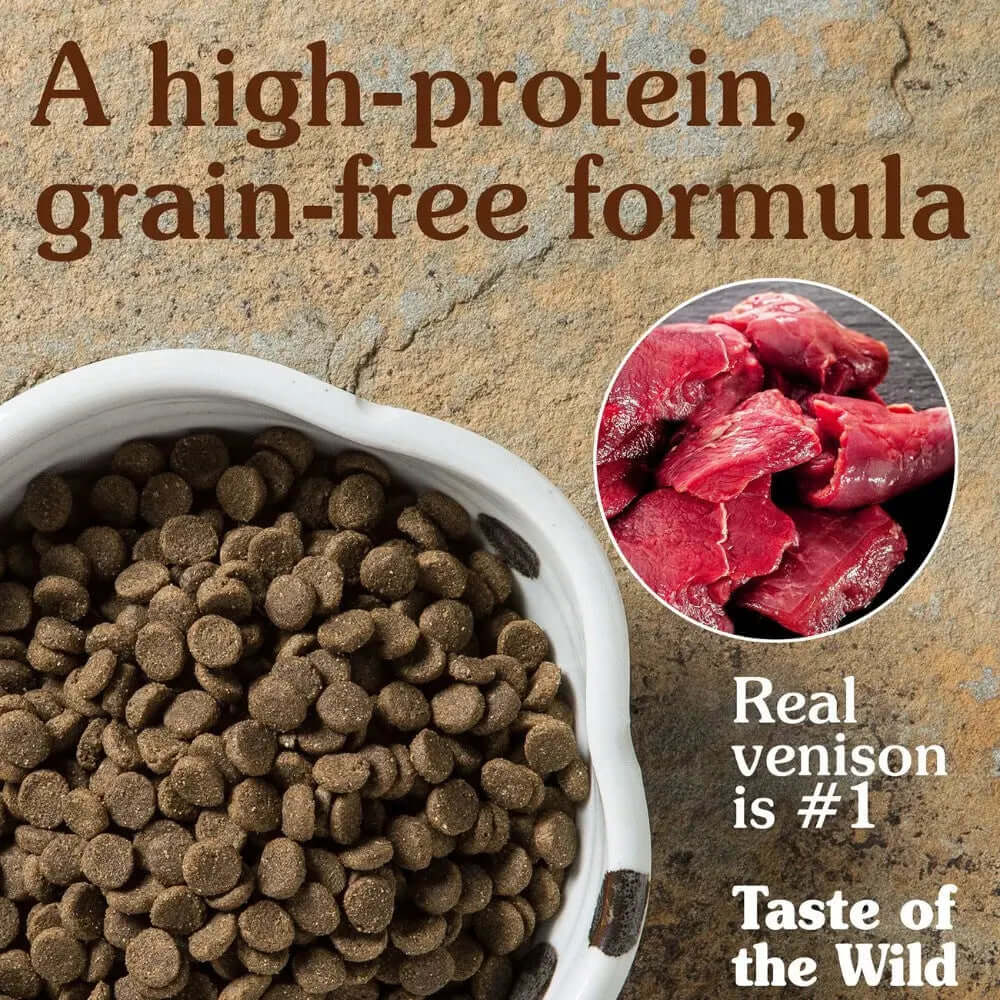 Taste of the Wild Canine Pine Forest Dry Food high-protein grain-free formula with real venison