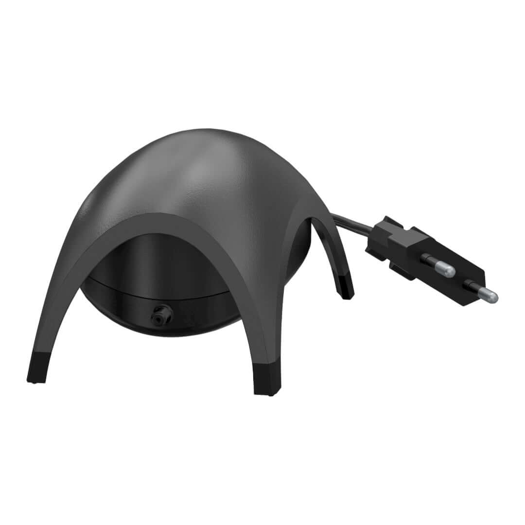Tetra APS Aquarium Air Pump in black with a unique curved design and power cord, ideal for reliable aquarium aeration.