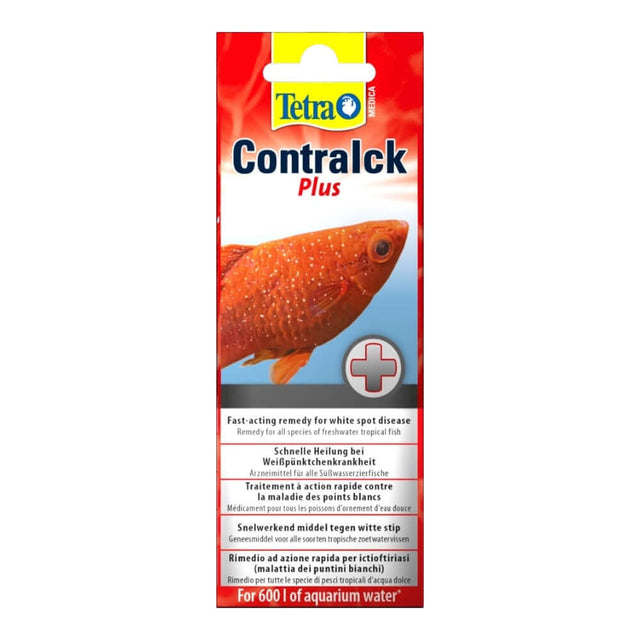 Tetra Medica ContraIck Plus 20ml, a remedy for white spot disease in freshwater ornamental fish.