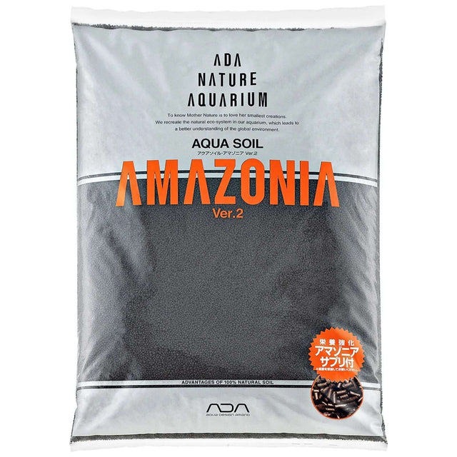 ADA Aqua Soil Amazonia Ver.2 in a package, designed for lush aquatic plant growth and enhanced Nature Aquariums.