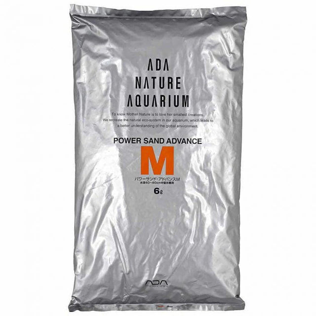 ADA Power Sand Advance nutrient-rich substrate for planted aquariums, enhancing water circulation and long-term health.
