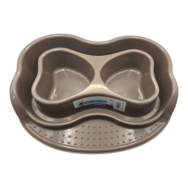 Anti-Ant Two Feeder Bowl with raised rim and textured base to keep food fresh and pests away.