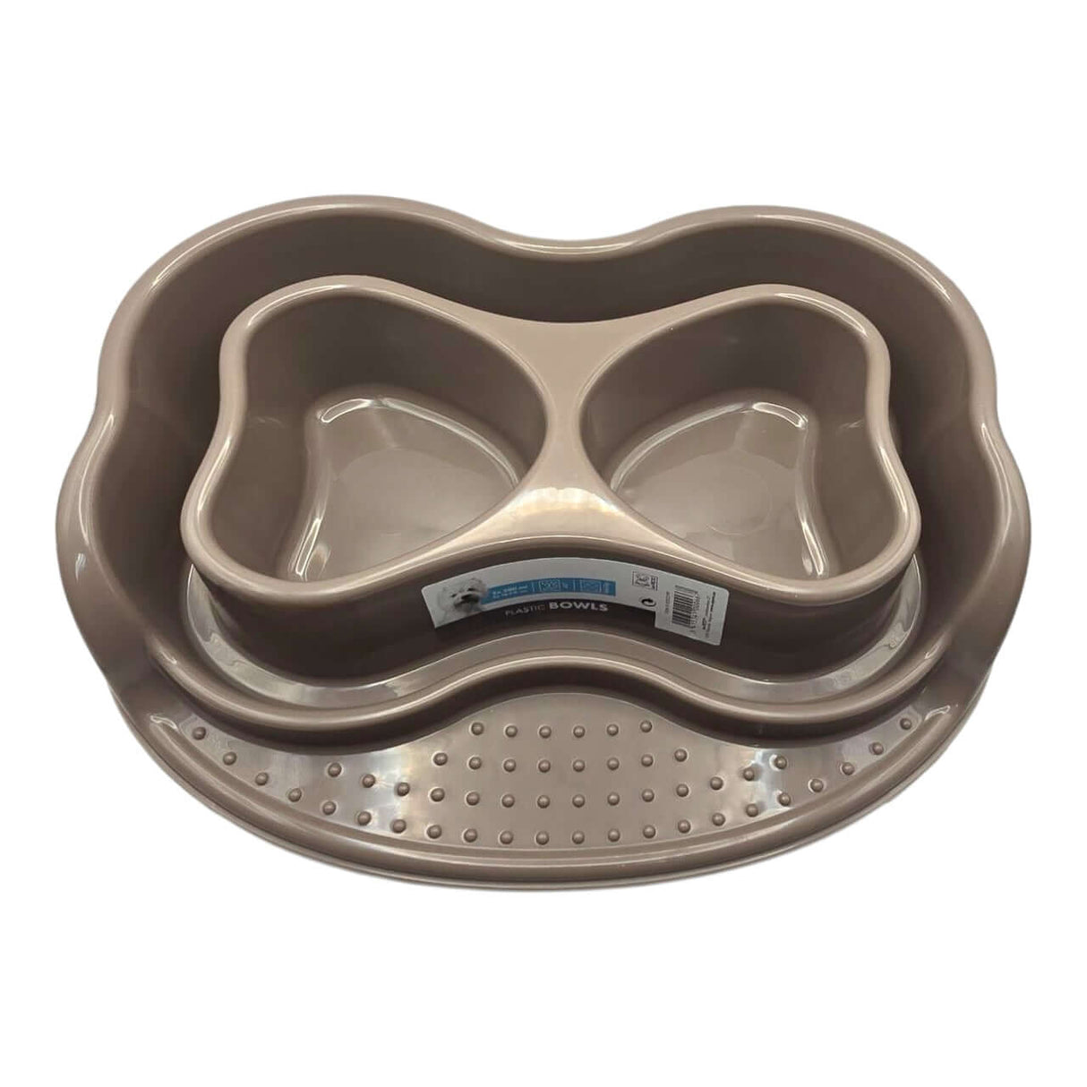 Anti-Ant Two Feeder Bowl with raised rim and textured base to keep food fresh and pests away.