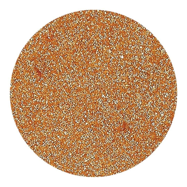 Bright orange aquarium substrate granules with a shiny finish, perfect for enhancing aquatic environments.