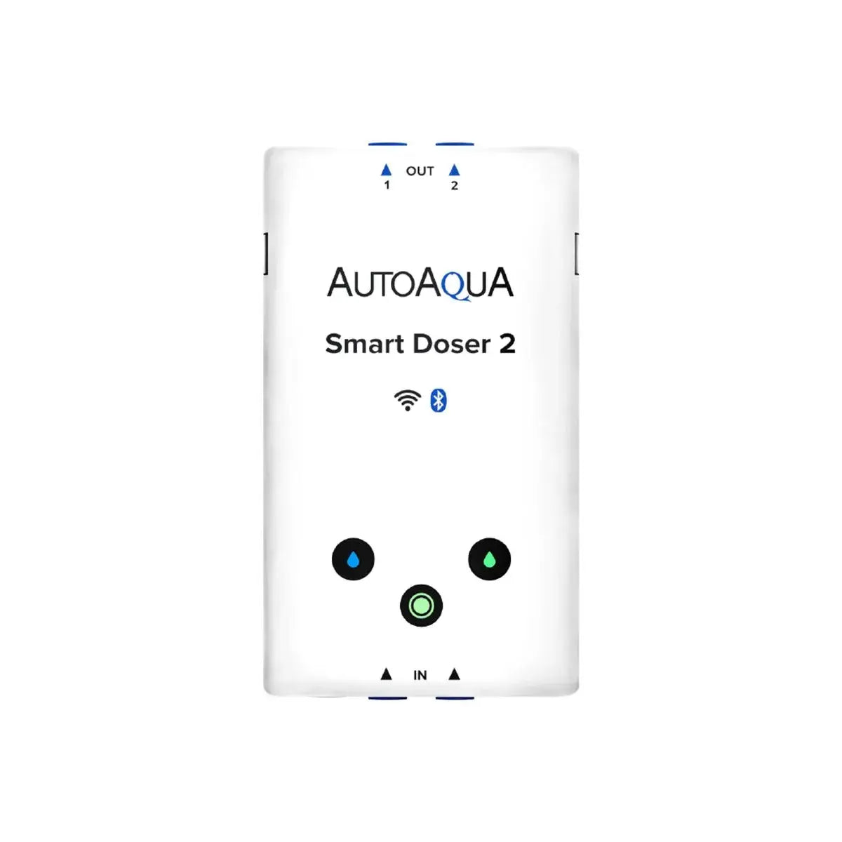 AutoAqua Smart Doser 2 Hang On Dosing Pump front view with buttons and indicators for easy control.