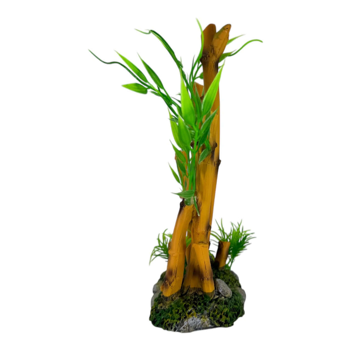 Bamboo Shoots Aquarium Ornament adding natural elegance with vibrant greenery for aquariums.
