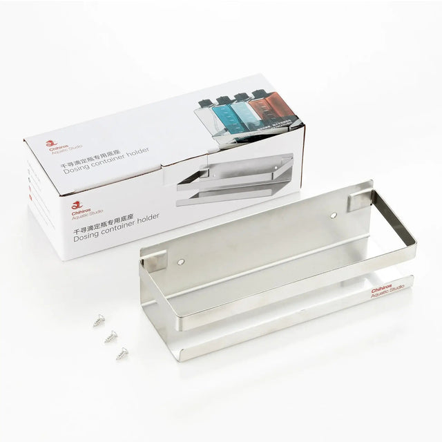 Chihiros dosing container holder with packaging, suitable for mounting four 450ml dosing containers securely.