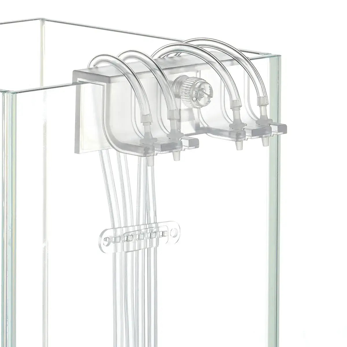 Chihiros dosing tube holder with four quick-connect tips and tubing for easy assembly and organization.