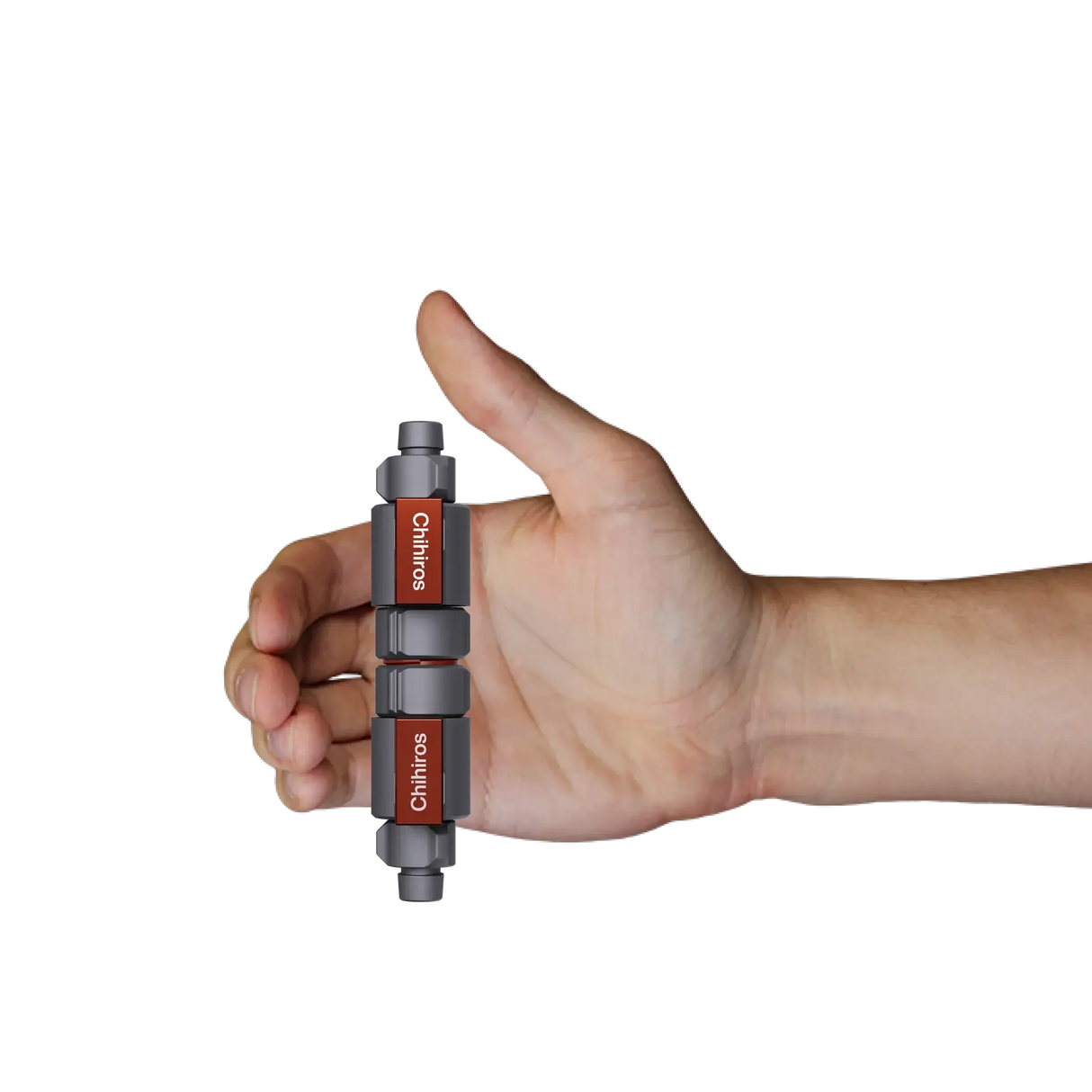 Chihiros Double Tap Quick Connector held in hand, showcasing its durable design and quick disconnect feature.