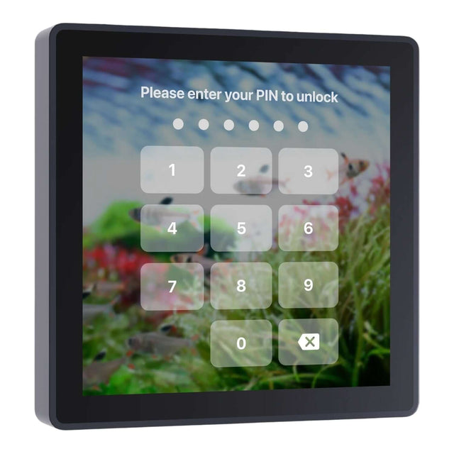 Chihiros WiFi Hub Pro PIN entry screen for unlocking access to smart aquarium control.