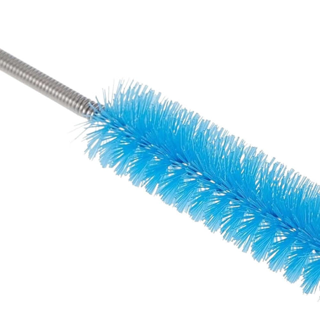 Dymax Hose Pipe Brush Cleaner with soft bristles for aquarium filter tubes, effective on debris yet gentle on glass.