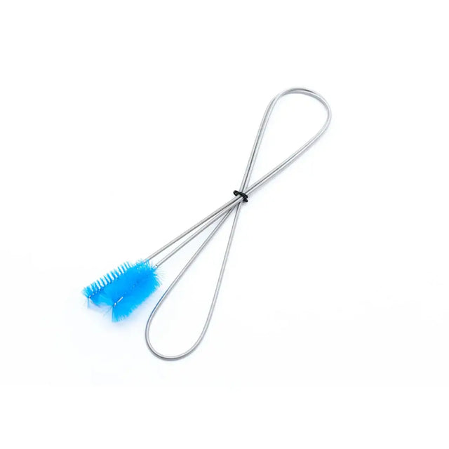 Dymax Hose Pipe Brush Cleaner featuring soft bristles, designed for aquarium filter tubes and fittings, flexible for tight curves.