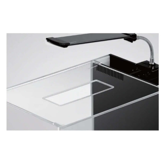 Dymax IQ 7 acrylic aquarium lid, reduces evaporation, protects fish, and enhances light penetration.