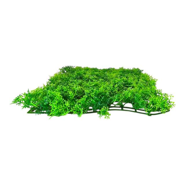 Ground Cover Plant Plastic mat (23x23cm) for aquariums, creating vibrant underwater landscapes and safe environments.