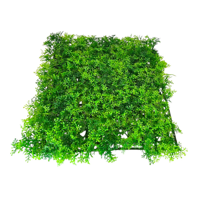 Ground Cover Plant Plastic mat 23x23cm for aquariums, creating a vibrant underwater landscape.