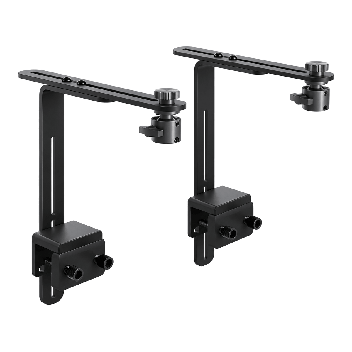 Zetlight L Shape Bracket for M5 Light Set showcasing adjustable support for marine LED lights above aquariums.