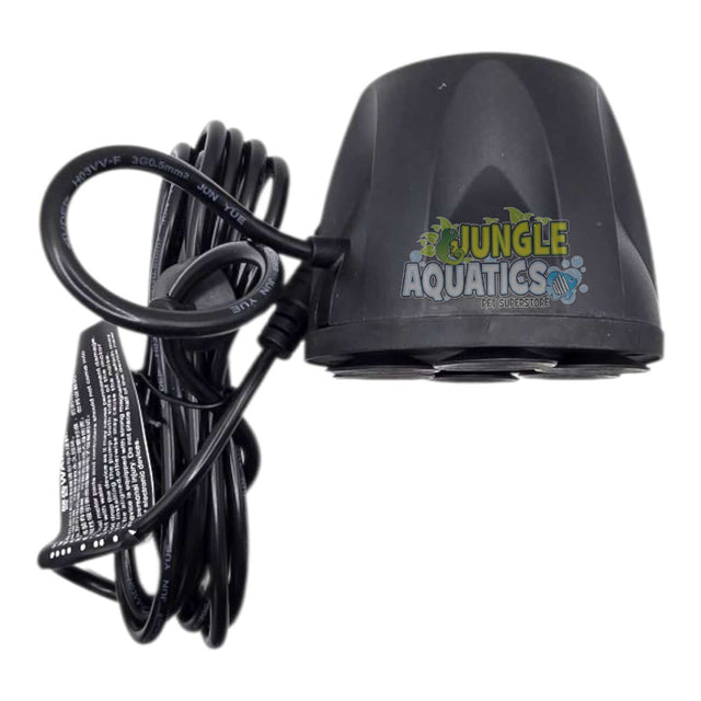 Jecod DMP Wavemaker with Bluetooth control and LCD display for aquariums, featuring a sleek black design.