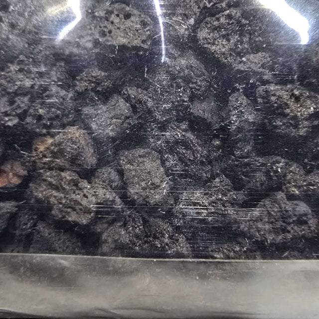 Mini Lava Rock 2.5kg natural volcanic rock substrate for aquariums, ideal for freshwater and planted tanks.