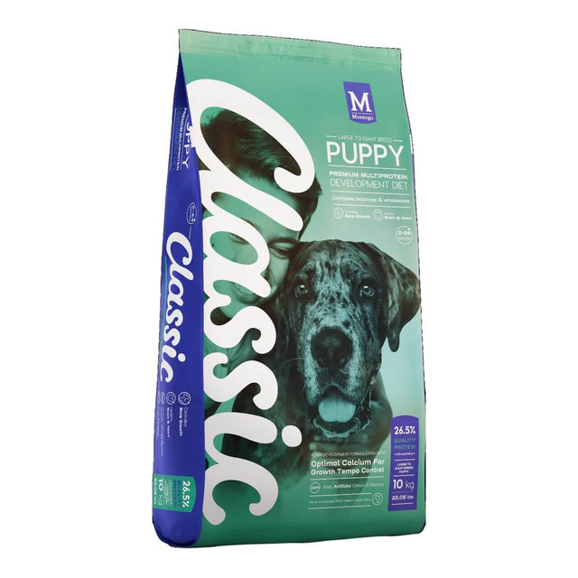 Montego Classic Puppy Large Breed Dog Food 10kg bag, premium nutrition for growing large breed puppies.