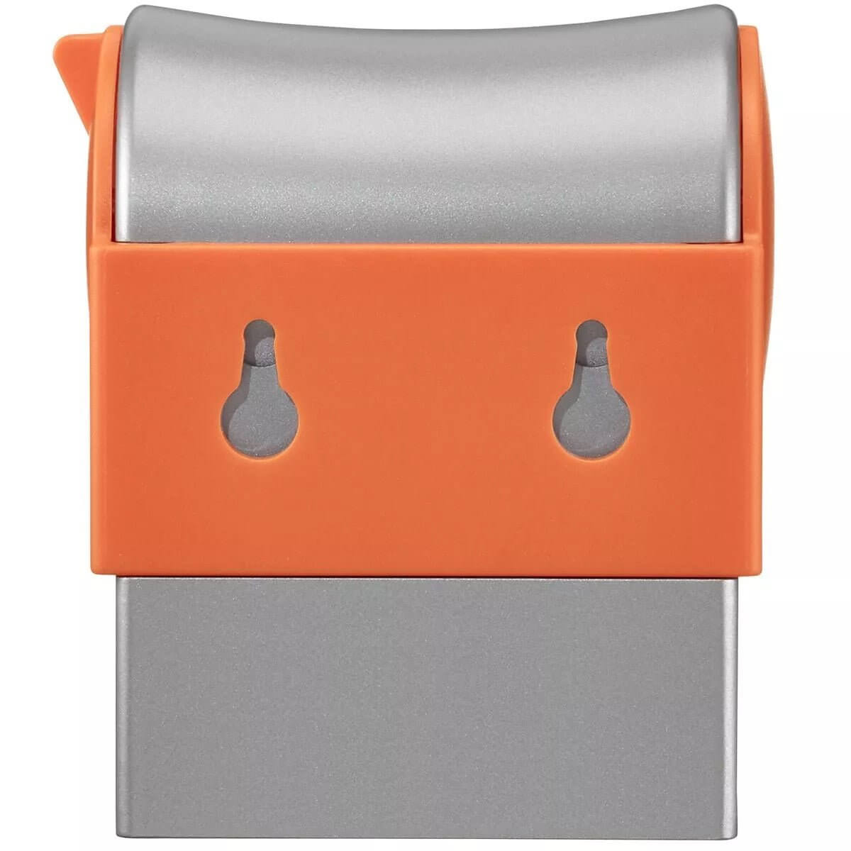 Close-up of Neptune A3 Apex aquarium controller with orange and silver design, featuring ports for connectivity.