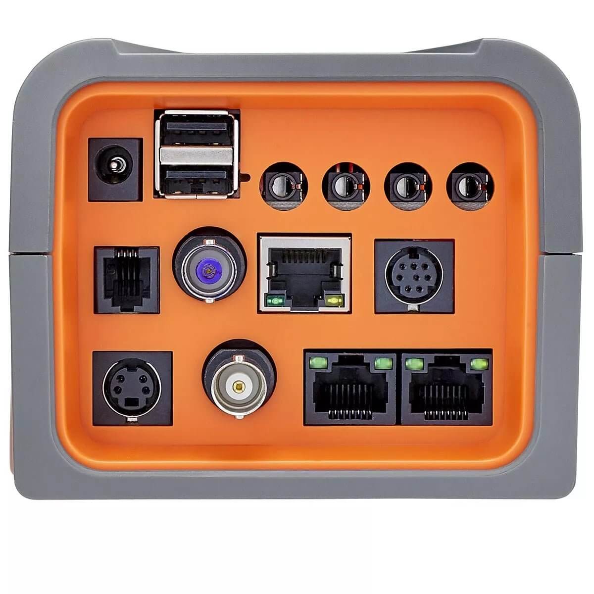 Neptune A3 Apex Pro Aquarium Controller System ports and connections layout, including USB, Ethernet, and probe input options.