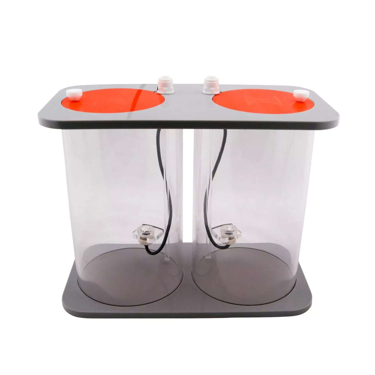 Neptune DOS Dual Reservoir with two transparent containers, each holding 2 liters, designed for efficient liquid storage.