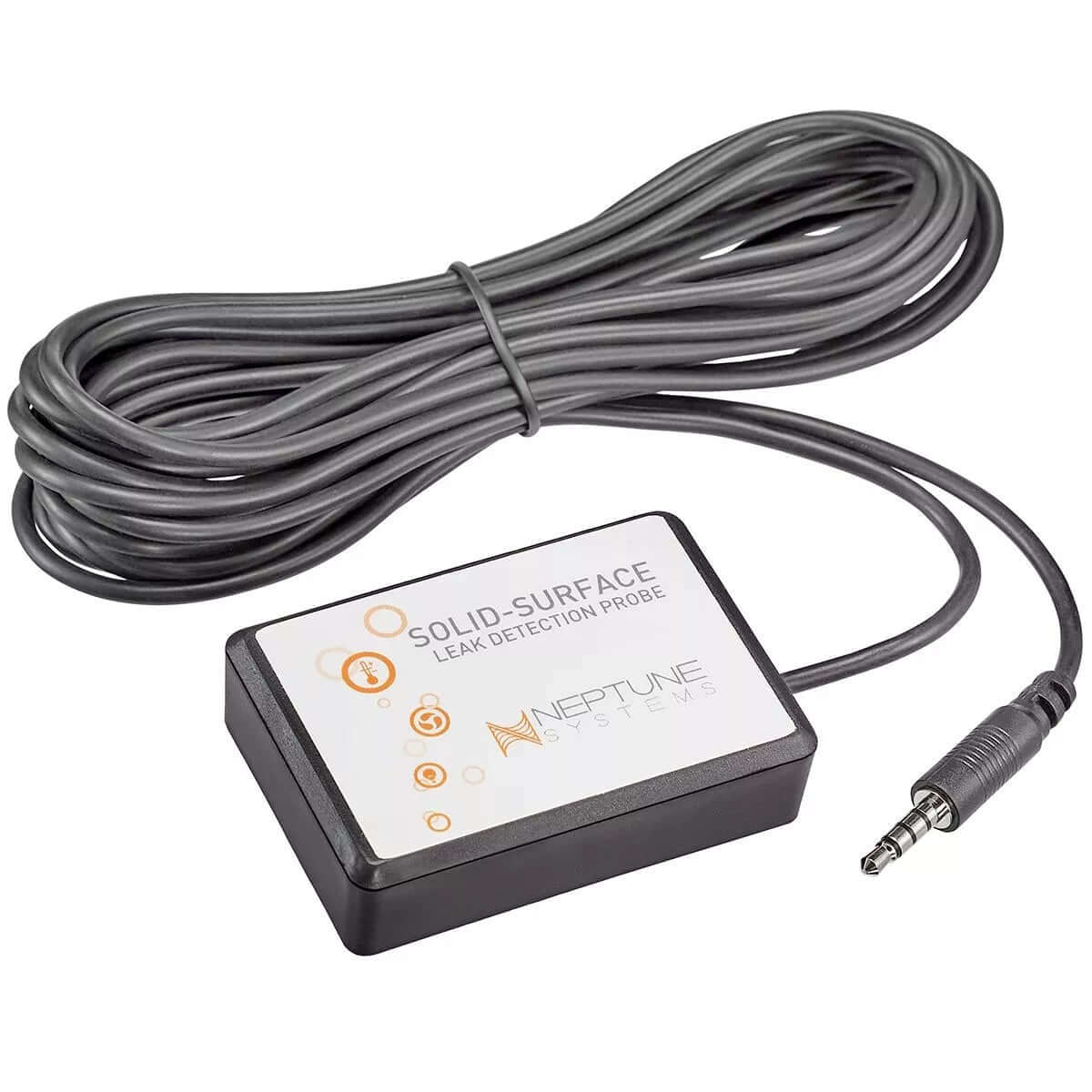 Neptune Systems solid-surface leak detection probe with cable, designed for reliable aquarium monitoring.