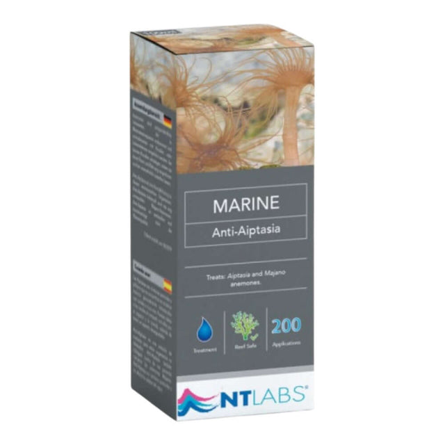 NT Labs Marine Anti-Aiptasia treatment for Aiptasia and Majano anemones, pesticide-free, effective solution.