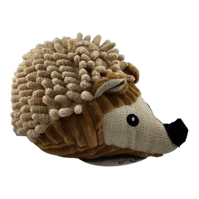 Pawise dog molar toy hedgehog, soft and plush with squeaker, perfect for dogs to chew and play. Size: 18 x 13 x 11cm.