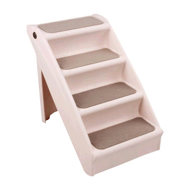 Pawise Pet Steps 76cm for small dogs, featuring four sturdy steps with non-slip surfaces for safe mobility assistance.