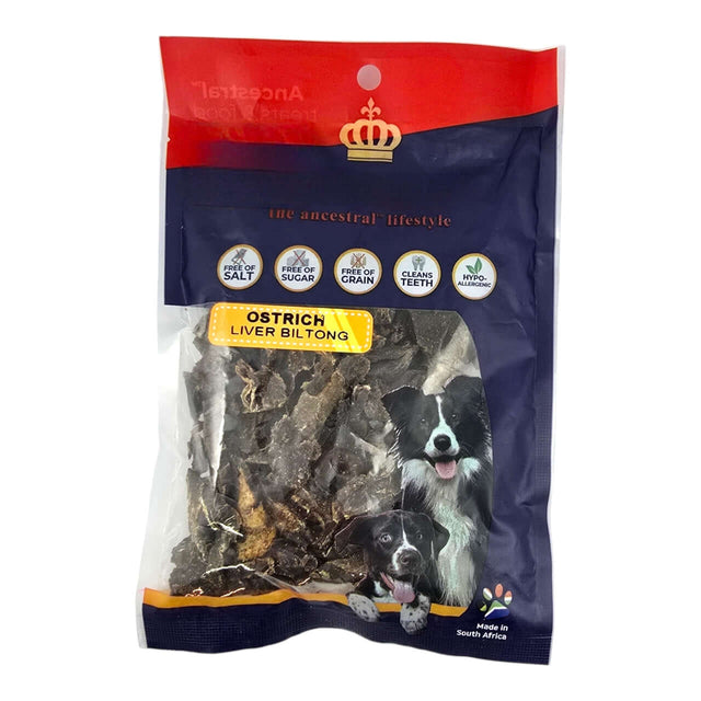 Pets Elite Ostrich Liver Biltong