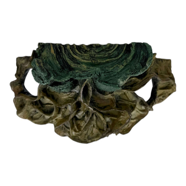 Realistic resin tree stump aquarium ornament, adding natural beauty and texture to aquatic or terrarium habitats.